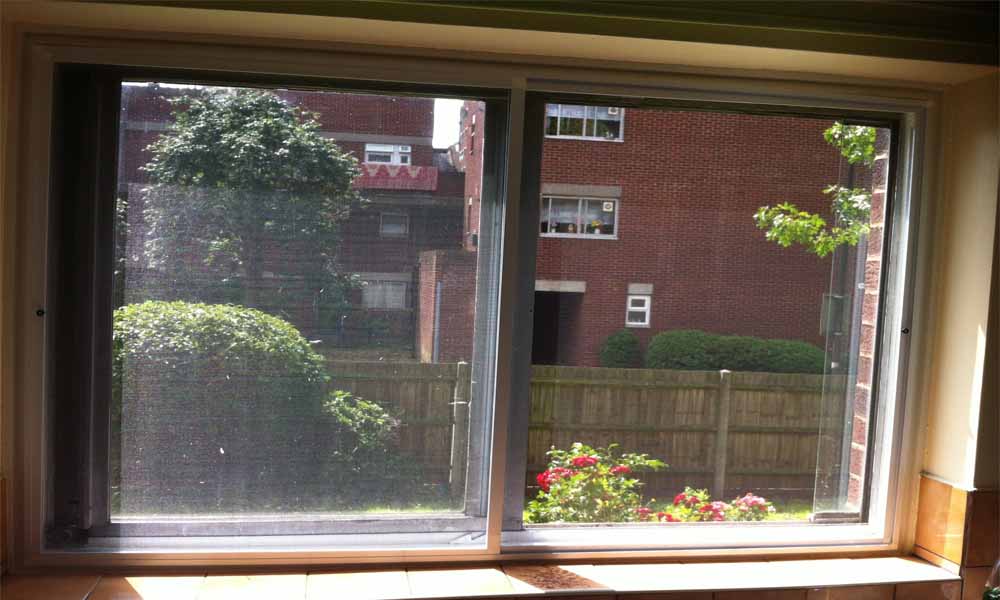 sliding mosquito net